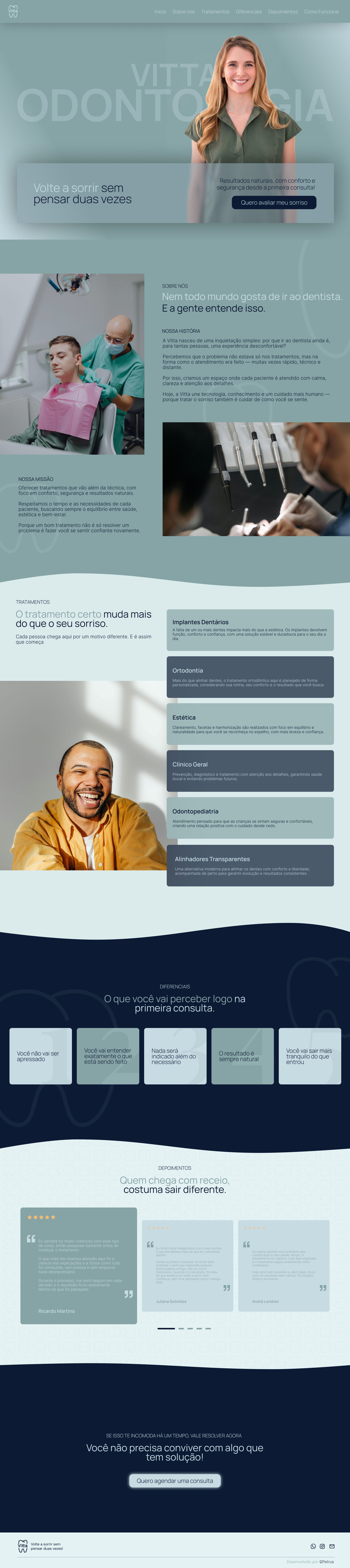 Website da Vitta - Desenvolvido pela Petrus